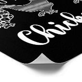 Nee 2/2, alleen een meisje dat van kippen houdt, g poster (Hoek)