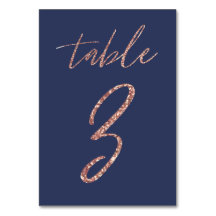 Nee, 3 - Glam Glitter Roze Goud en Blauwe Huwelijk