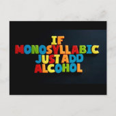 Nee: 96. ALS MONOSYLLABIEK... briefkaart van TFDG (Voorkant)