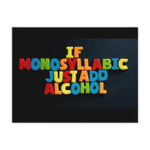 Nee: 96. ALS MONOSYLLABIEK... briefkaart van TFDG