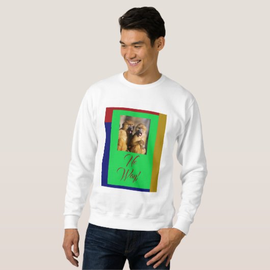 Nee! Abstract Monkey T-Shirt (Voorkant volledig)