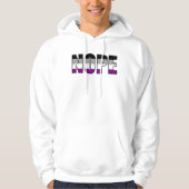 Nee Aseksuele Pride Vlag Ace Pride Hoodie (Voorkant)