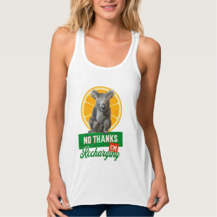 Nee Bedankt, Ik Laad Mijn Batterij Op Koala Oranje Tanktop