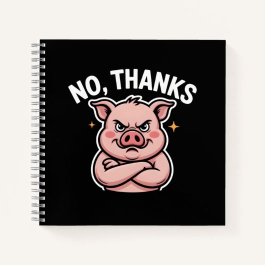 Nee Bedankt Notitieboek (Voorkant)