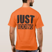 Nee betekent ja, grapje t-shirt (Achterkant)