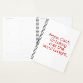 Nee. Dat kan niet. Maandelijkse planning Planner (Display)