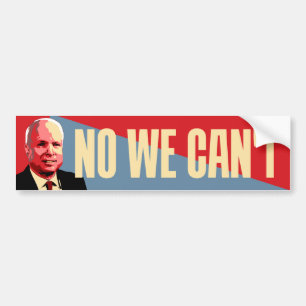 Nee dat kunnen we niet - politieke Bumpersticker