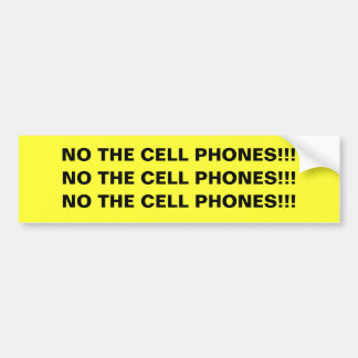 NEE, DE CELTELEFOONS!!! sticker
