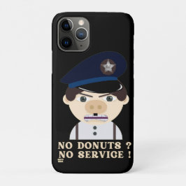 "NEE DONUTS, GEEN DIENST" grappige politieagent Case-Mate iPhone Case