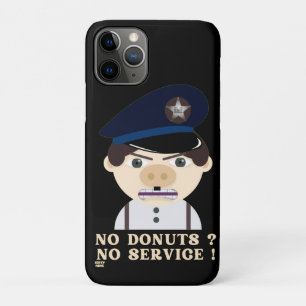 "NEE DONUTS, GEEN DIENST" grappige politieagent Case-Mate iPhone Case