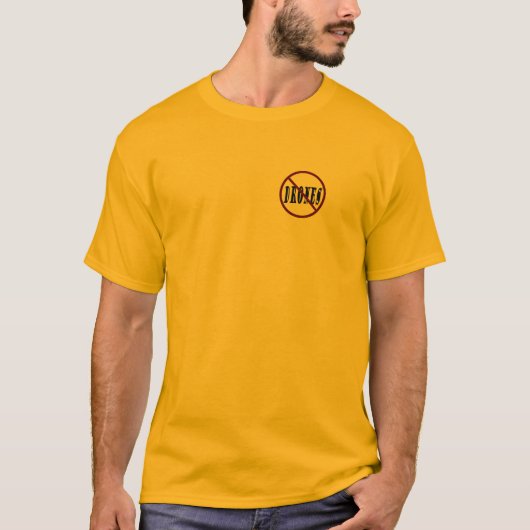 NEE DRONES Peace Love You Dope T-shirt (Voorkant)