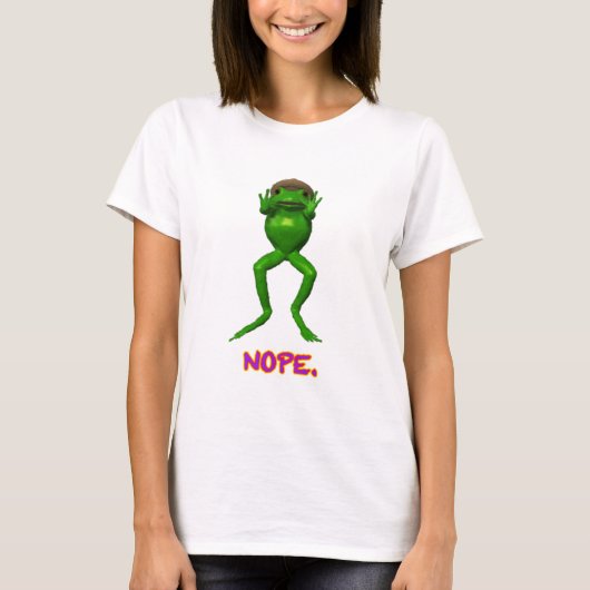 Nee Frog T-shirt (Voorkant)
