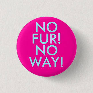 NEE, FUR! RONDE BUTTON 3,2 CM