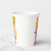 Nee, geen hooidrama de lama! 1 papieren bekers (Rechts)