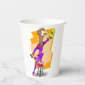 Nee, geen hooidrama de lama! 1 papieren bekers (Voorkant)