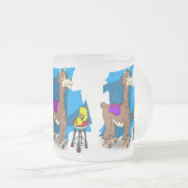 Nee, geen hooidrama de lama! 2 matglas koffiemok (Voorkant rechts)