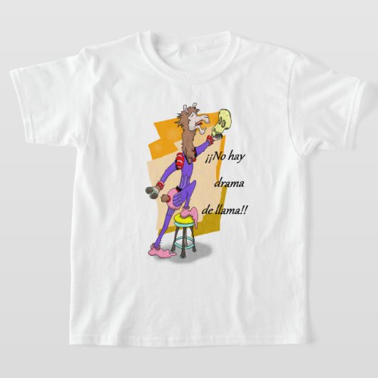 Nee, geen hooidrama de lama! 3 t-shirt (Laagn)