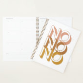 Nee Geen Typografie Planner (Display)