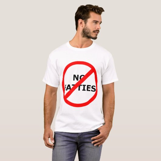 Nee, geen vetes. t-shirt (Voorkant volledig)