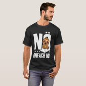 Nee gewoon Nee Luiaard Verklaring T-shirt (Voorkant volledig)