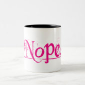 Nee. Gewoon nope. Tweekleurige Koffiemok (Center)