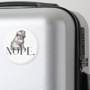 Nee. Grappig Frans Bulldog Hondenliefhebber Magneet