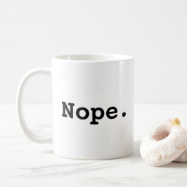 Nee. Grappige uitsteller Koffiemok