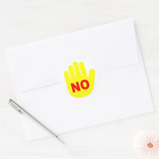 "NEE" Hand Sticker (Envelop)