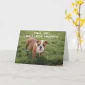 NEE HAPPY TILL **JE KRIJGT GOED EN SNEL** KAART (Gele Bloem)