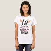 Nee, het deed geen pijn t-shirt (Voorkant volledig)