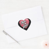 Nee, het gaat goed Anti Valentijnsdag Grappig Alle Hart Sticker (Envelop)