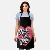 Nee, het gaat goed Anti Valentijnsdag Grappig Alle Schort (Gedragen)