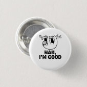Nee, het gaat wel ronde button 3,2 cm (Voorkant /achterkant)