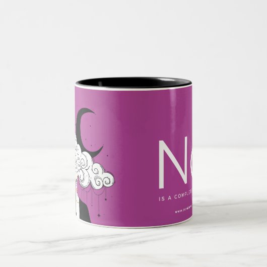 Nee, het is een volledige zin. Mok (Center)