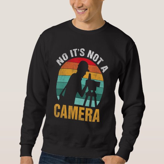 Nee, het is geen cameratoetser Retro Surveyor Trui (Voorkant)