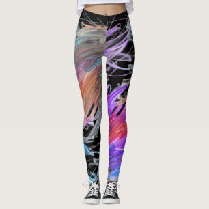 Nee, het is geen verfdesign op cute strakke broeke leggings