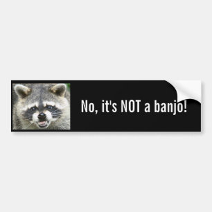 Nee, het is NIET een banjo. Bumpersticker