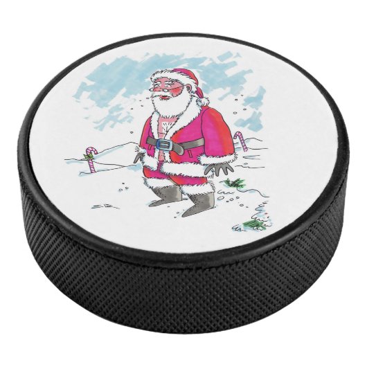 Nee Ho Ho Ho hockey puck (3/4)