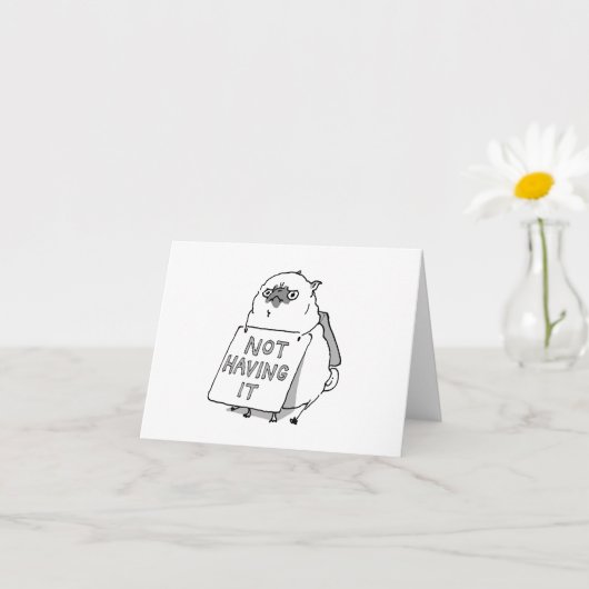 Nee hoor boze pug kaart (Kleine Plant)