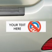 NEE HOOR NEE BUMPERSTICKER (Op auto)
