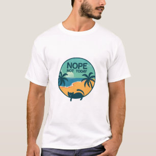 nee hoor niet vandaag kat ontwerp voor kattenlie t-shirt