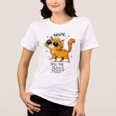 Nee hoor, nog steeds de baas Kat T-shirt (Voorkant)