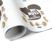 Nee, ik ben allergisch pinda Allergy Bewustheid Cadeaupapier (Rol Hoek)