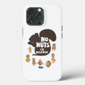 Nee, ik ben allergisch pinda Allergy Bewustheid Case-Mate iPhone Case (Achterkant)
