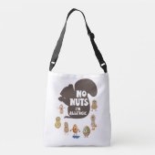 Nee, ik ben allergisch pinda Allergy Bewustheid Crossbody Tas (Achterkant)