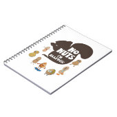 Nee, ik ben allergisch pinda Allergy Bewustheid Notitieboek (Linkerzijde)