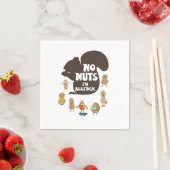 Nee, ik ben allergisch pinda Allergy Bewustheid Servet (Insitu)