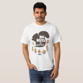 Nee, ik ben allergisch pinda Allergy Bewustheid T-shirt (Voorkant volledig)