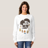 Nee, ik ben allergisch pinda Allergy Bewustheid Trui (Voorkant volledig)