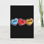 Nee, ik ben goed Sarcasme Anti Valentijnsdag Grapp Kaart (Voorkant)